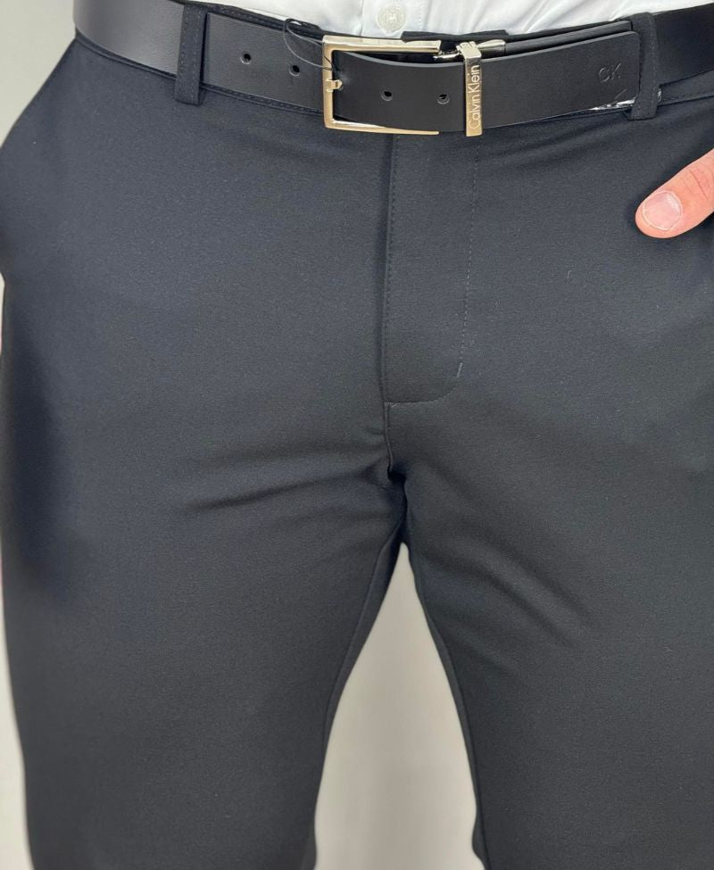 Calça Alfaiataria Preta Masculina Slim