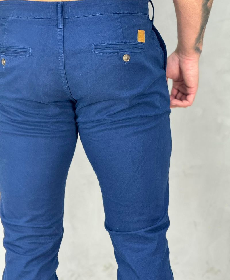 Calça Alfaiataria Azul Darkness Masculina Vitor