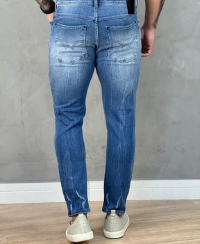 Calça Jeans Médio Masculina Slim Alexandre