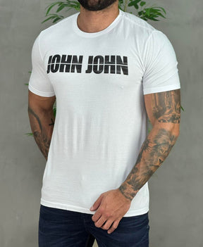 Camiseta Branca Masculina Sketch - JJ