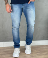 Calça Jeans Claro Masculina Igor Skinny