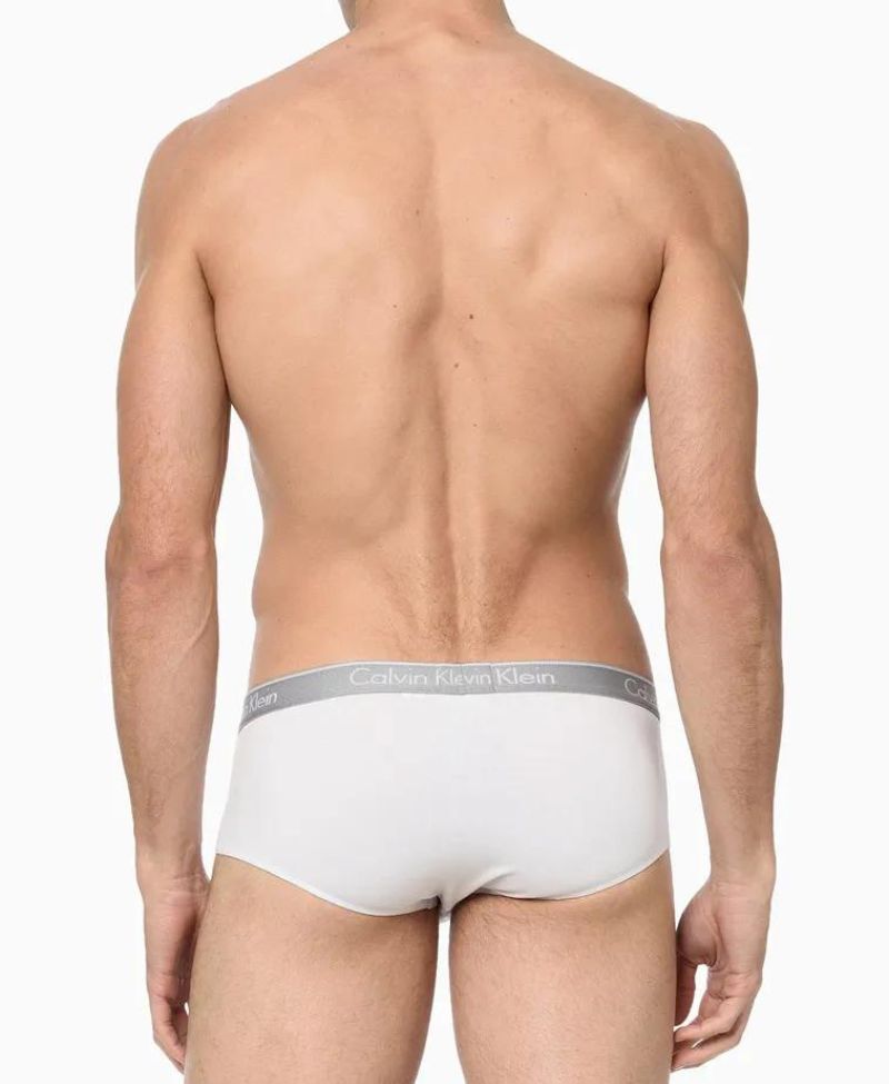 Kit 2 Cueca Branca Underwear Brief Clássica - CK