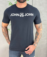 Camiseta Preta Masculina Regular Fit - JJ