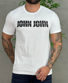 Camiseta Branca Masculina Sketch - JJ