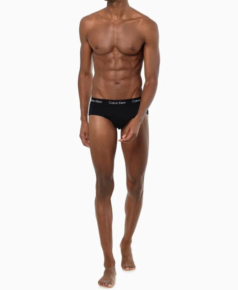 Kit 3 Cuecas Preta Masculina Underwear Brief Classic - CK