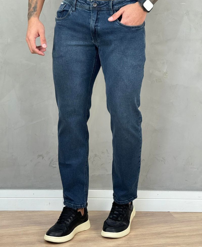 Calça Jeans Médio Masculina Skinny Pockets - CK