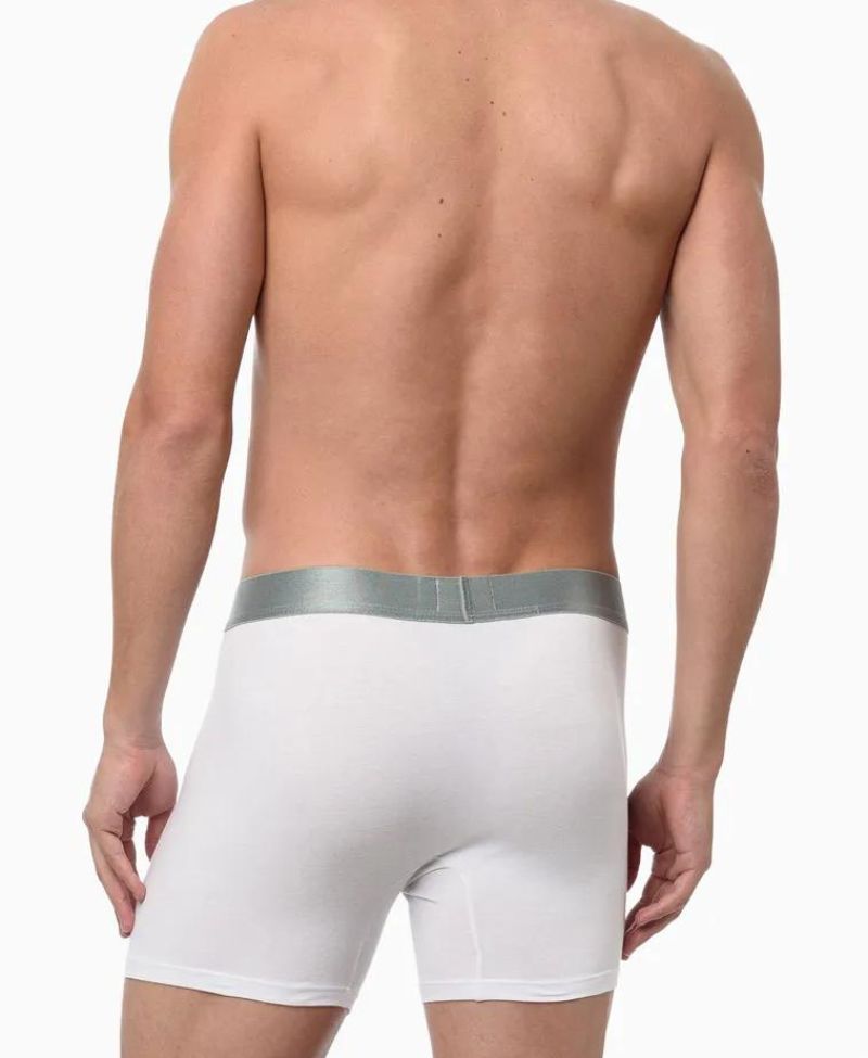 Cueca Box Branca Underwear Cotton - CK