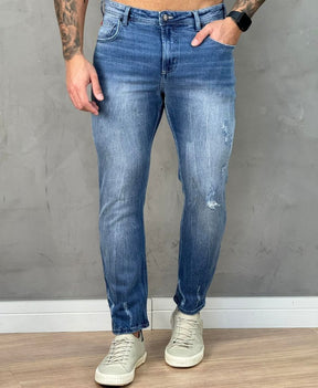 Calça Jeans Médio Masculina Slim Alexandre