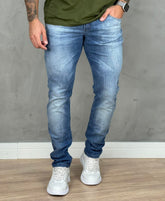 Calça Jeans Estonado Masculina Igor Skinny