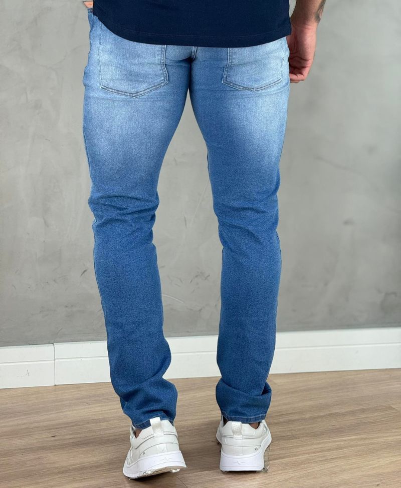 Calça Jeans Claro Masculina Igor Skinny