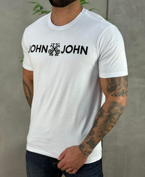 Camiseta Branco Masculina Regular Fit - JJ