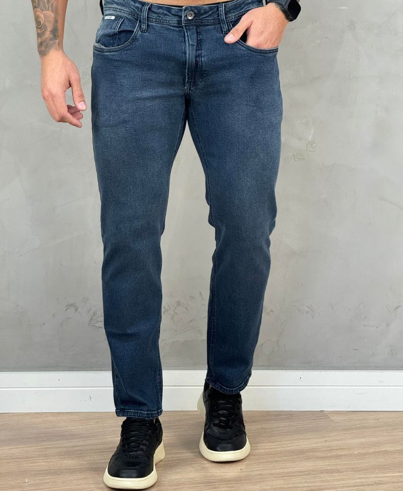 Calça Jeans Médio Masculina Skinny Pockets - CK